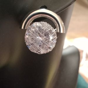 14k Gold Plated Circle Earrings